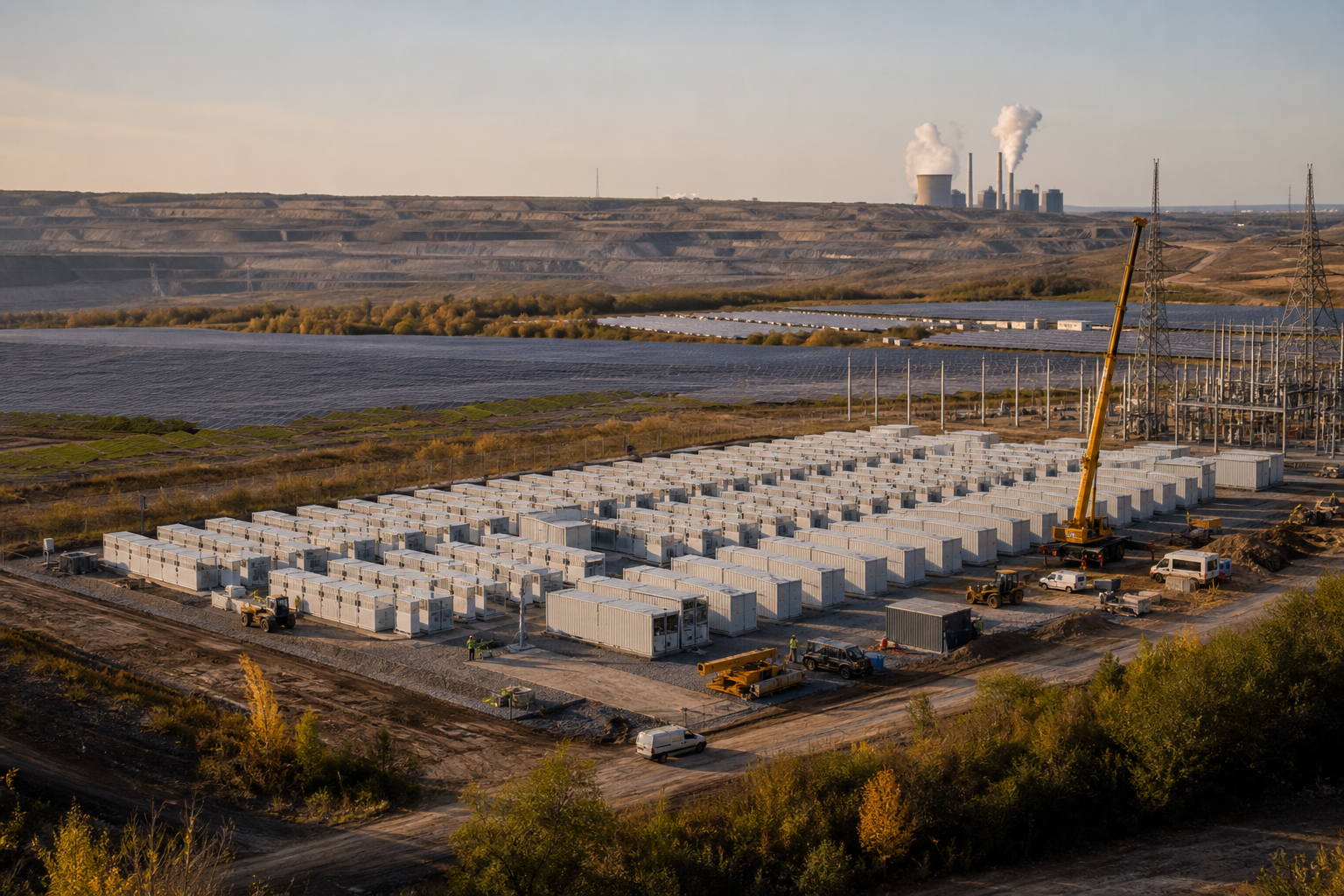 RWE starts 236 MW / 470 MWh battery build at Germany’s Hambach mine